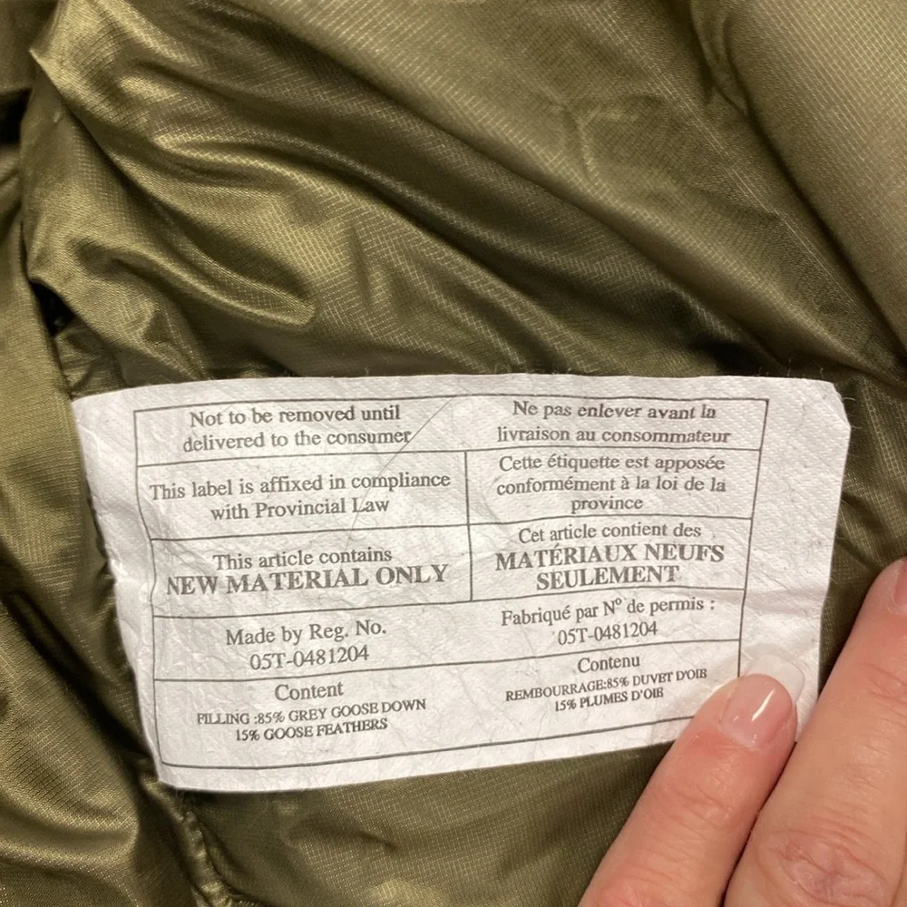 Lululemon Men's Macleod Down Parka Green Size XL - Picture 12 of 15
